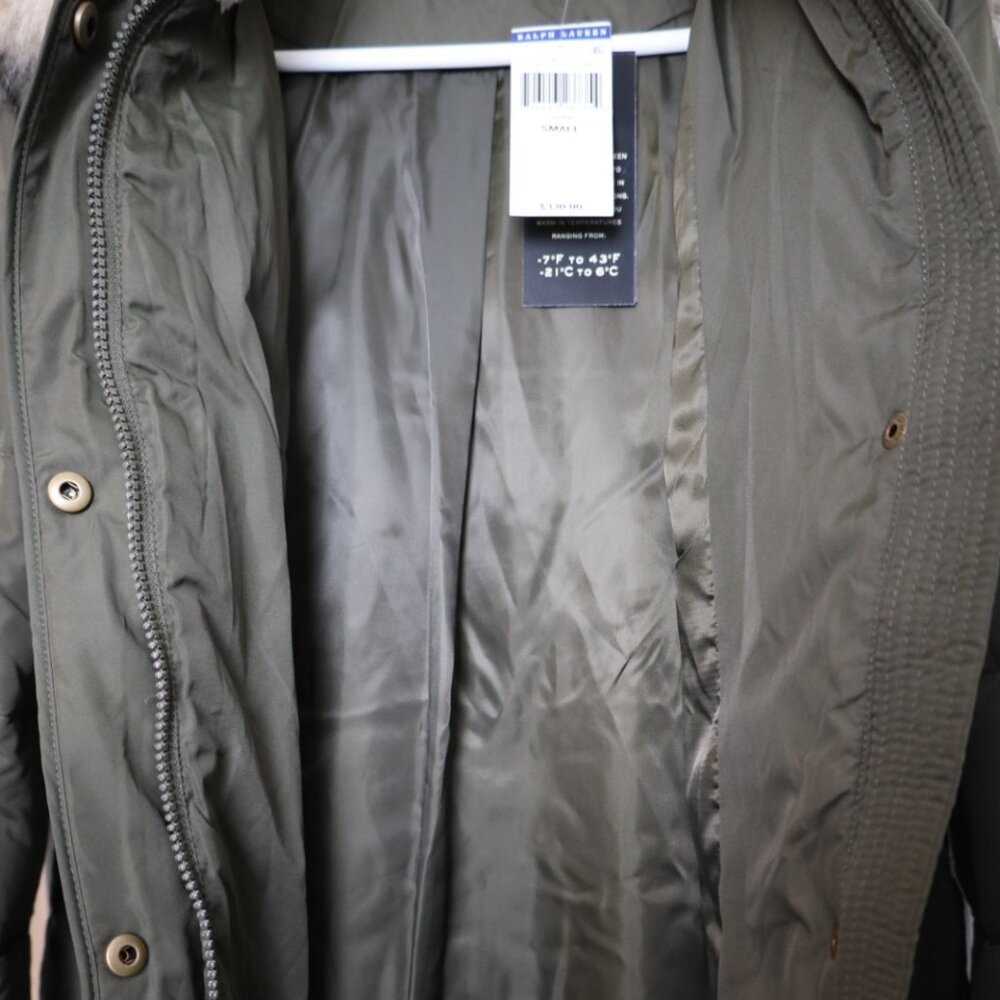 Lauren Ralph Lauren Padded Down Jacket, Litchfield Loden - Picture 4 of 11